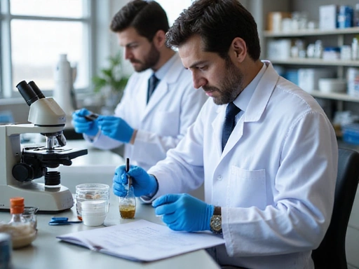 Quality control and testing laboratory for supplement purity verification